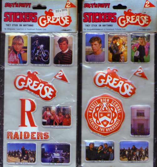 Grease 2 Puffy Stickers