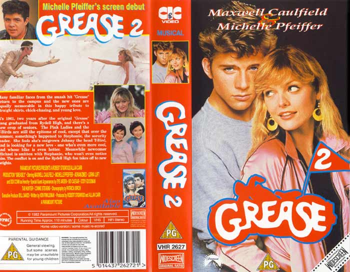Grease 2 VHS (UK)