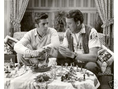 Maxwell Caulfield & Tom Poston in a Grease 2 Cut Scene